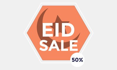 Eid, Ramadan sale icon, discount sale for Eid and Ramadan.
