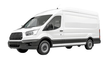 Naklejka premium Van on transparent background
