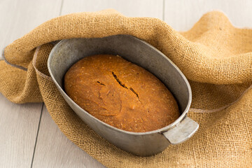 Fresh Bread on a Wooden Board