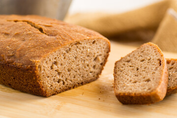 Fresh Bread on a Wooden Board