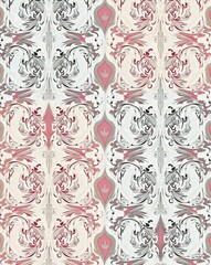 Floral pattern decorative background texture in pastel tones.