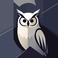owl vector image, owl image.