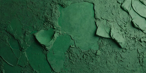 Soft Texture Of Green Plaster