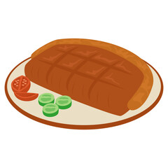 Brazilian Barbecue Illustration