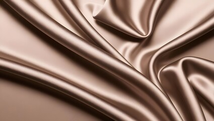 Silky Smooth Flowing Brown Fabric Abstract Background Texture