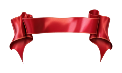 Celebration event red party ribbon banner graphic design festive atmosphere creative concept