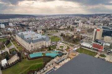 Fototapeta premium Iasi urban cityscape, Romania.