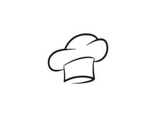 chef hat illustration, Classic Chef Cap for Kitchen, Bakery, and Culinary Art, Unique chef hat  vector design