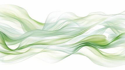Obraz premium Sophisticated business finance illustration with soft green gradients and abstract monetary elements