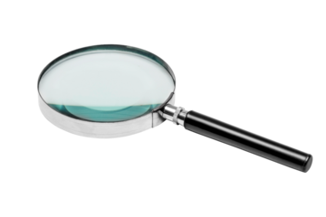 Magnifying glass cut out