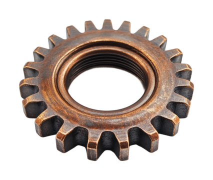 Industrial gear close-up high-resolution view mechanical concept