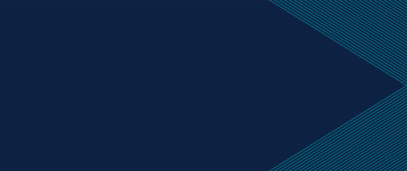 Obraz premium Dark Blue vector cover with Lines right side document. Smart design for business ads. Vector Abstract, science, futuristic, energy technology concept, business presentations