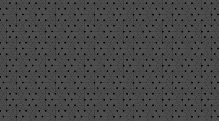Pattern design with 3d circle, triangle and hexagonal shape | Seamless geometric shape pattern design  |  Luxury background with line and circle with dark gray background  color