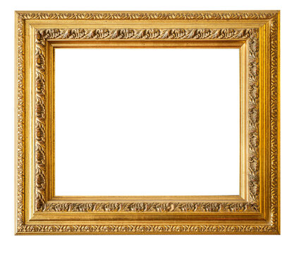 Gold frame.