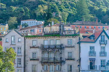 Architecture in the town of Sintra, Portugal
