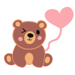 bear falls in love