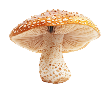 Mushroom growth display generative natural environment close-up view organic concept