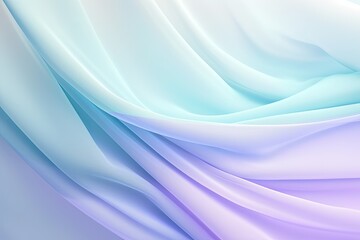 Fototapeta premium Soft pastel blue and purple fabric drapes.