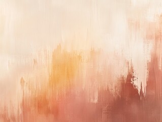 Abstract art with warm color palette, textured brushstrokes, and soft focus.