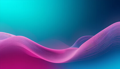 Vibrant futuristic waves in bold hues with abstract glowing effect, dynamic and innovative   Wavy holographic color gradient layers abstract  shapes