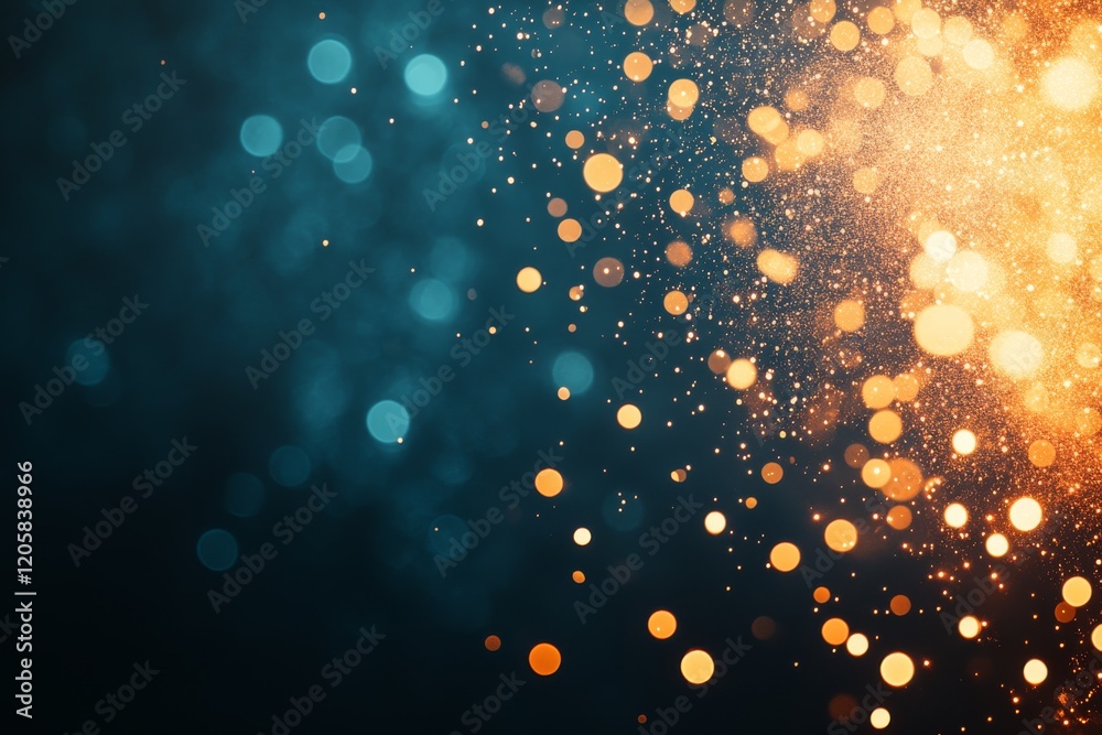 Poster a stunning christmas tree sparkles with lights and colorful ornaments against a dark, starry night, 