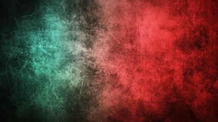 Fototapeta premium Red green grunge texture background design