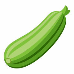 zucchini isolated on white