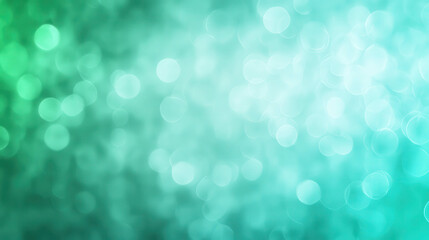 Obraz premium Ethereal Softly Glowing Arcs of Light in Gradients of Green and Blue Creating a Dreamlike Atmosphere