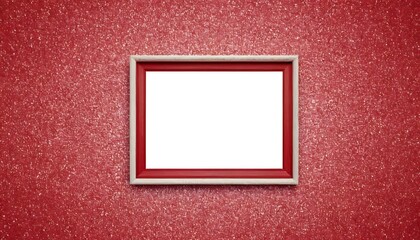 Fototapeta premium shiny grainy red white geometric frame abstract colorful noise textured background with blank space,horizontal, no people, photography, color image, backgrounds, creativity, drop,9465