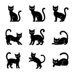 Cat vector illustration, cat vector, Illustrations 