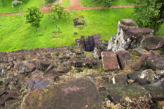 View from Prasat Prang of Koh Ker in Preah Vihear, Cambodia