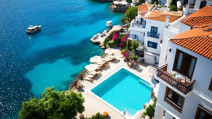 Luxury Seaside Hotel with Stunning Pool and Ocean View