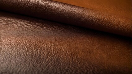 Leather Texture Gradient Background in Chocolate Brown and Caramel Tones