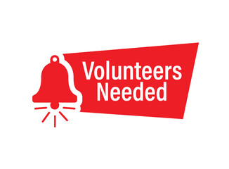 volunteers needed text	