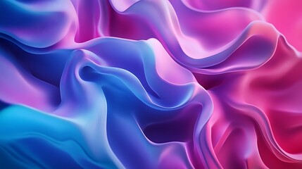 Obraz premium Abstract Swirling Pattern of Pink and Blue Hues