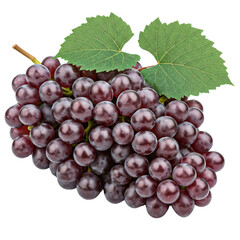 Fototapeta premium grapes isolated on transparent background