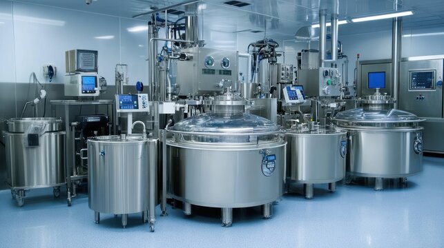 Sterile factory food processing equipment mixing
