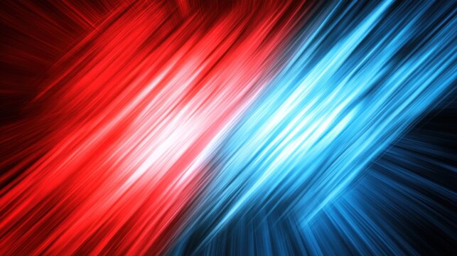 Red blue light streaks abstract background, digital art, website header