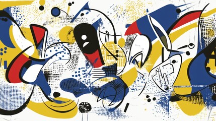 Obraz premium Abstract Graffiti Art Urban Wall Texture Design