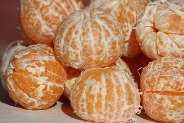 Tangerines without peel, Tangerines without skin
