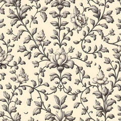 seamless pattern with flowers
