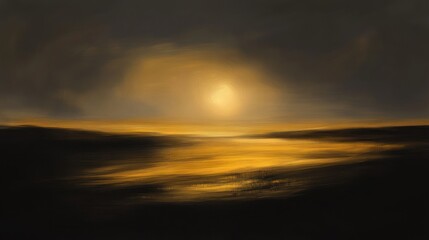 Fototapeta premium Golden sunset over rolling hills, dramatic cloudscape, aerial view, peaceful mood, website banner