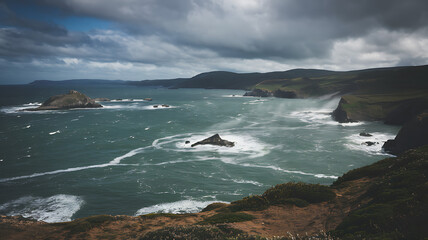 A hidden turquoise pool glows beneath a narrow opening. Flowering plants and vines line the canyon walls, and sunlight filters through, creating a golden sanctuary