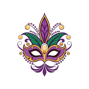 recommend clip art: Mardi Gras Carnival Mask Vector Design Illustration
