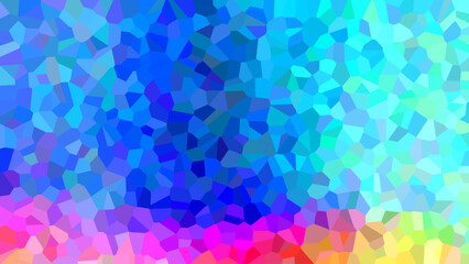 Colorful Abstract low poly mesh background design.