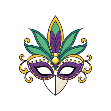 recommend clip art: Mardi Gras Carnival Mask Vector Design Illustration