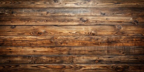 Obraz premium Rustic Weathered Wooden Planks Background Texture Rich Brown Tones and Natural Grain Patterns