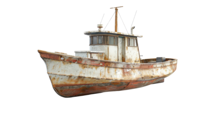 Ship vehicle cruise boat on transparent background


