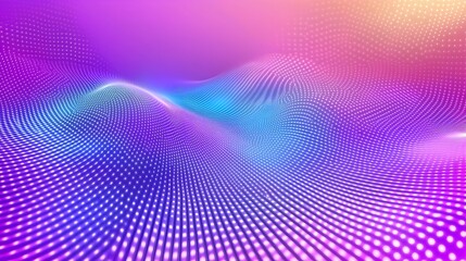 A purple and blue background with a lot of dots