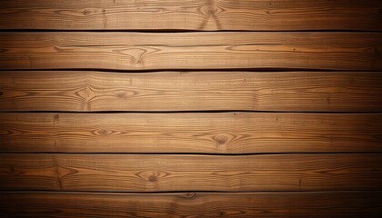 Obraz premium Wooden planks, horizontal boards, rich brown color, wood grain texture, rustic background, natural wood pattern, warm tones, weathered timber, vintage wood surface, close-up detail